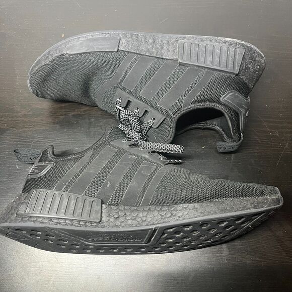 Adidas NMD R1 Boost Triple Black Men\'s Running Shoes Size 10 APE 779001 main image 9